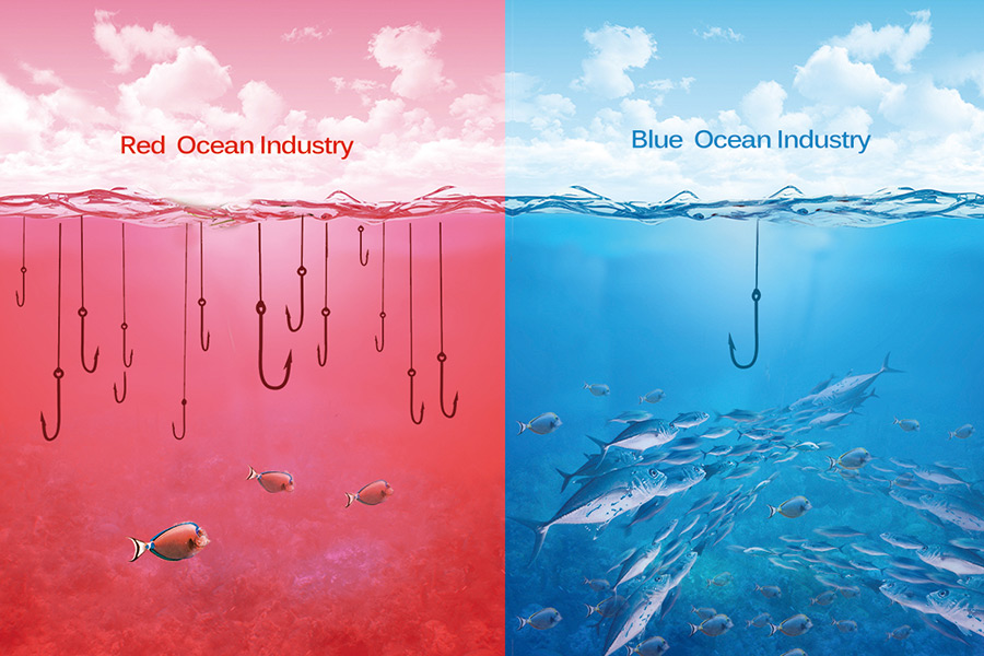 Eine lebendige \"Blue Ocean\" -Industrie: Händetrockner
