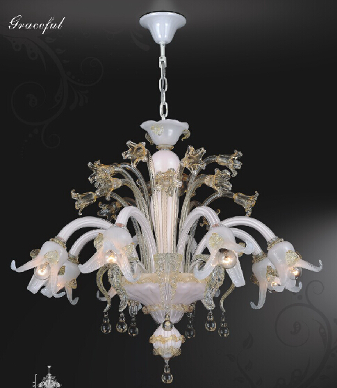 Lámpara de cristal del estilo de Murano del hotel (81130-8)