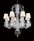 Lámpara de cristal del estilo del pasillo durable del hotel (KD1308-8)