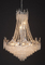 Lámpara cristalina tradicional del pasillo del hotel del estilo del blasón (cromo 8200P-12L)