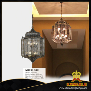 Элегантный дизайн в арабском стиле декоративная латунная подвесная лампа (M0004-500)