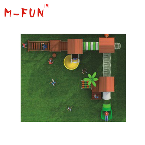 Wooden toy playground
