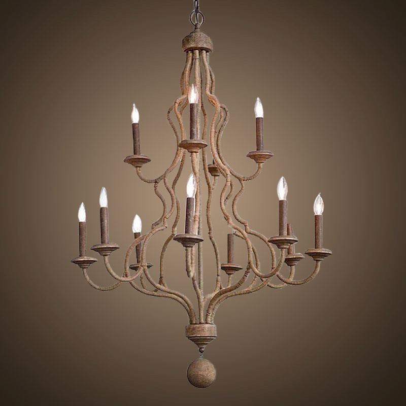 Rust Color Lamp Banded With Jute Rope Pendant Light Gd1030 8 4 Rust Color Lamp Banded With Jute Rope Pendant Light Gd1030 8 4