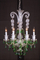 Lámpara de cristal del estilo del pasillo inventivo del hotel (CRISTAL VERDE de la PERA 8092-6L)