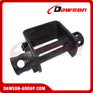Weld on Winch - Double Cap - Flatbed Truck Winches for Cargo Lashing Straps