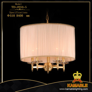 Европейский латунный подвесной светильник для спальни отеля (TD-0910-5)
