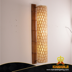 Настенный светильник из бамбука Fresh Style для использования внутри помещений (KA-WEFJ)