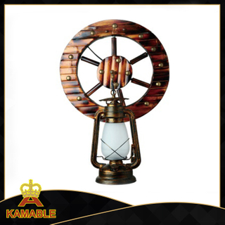 Windmill design indoor decorative wood wall lighting (KAMB - 7156)