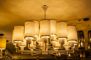 Lámpara grande del proyecto del hotel de la tela moderna (KA233)