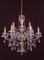 Lámpara de cristal del estilo del pasillo lujoso del hotel (613-8+4L)