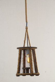 Светильник декоративного крытого типа фонарика деревянный самомоднейший привесной (KW0229P)