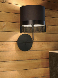 Lámpara de pared interior moderna decorativa de la cortina negra (1022W)