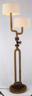 Декоративный классический светильник пола пеньковой веревки гостиницы (KW0019F-2)
