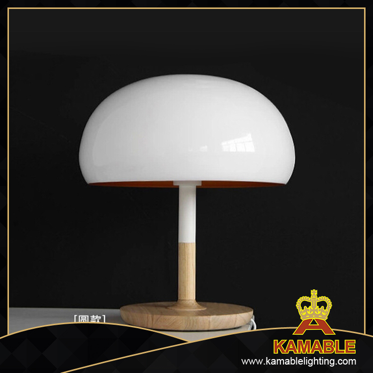 Современная декоративная деревянная настольная лампа E27 (MT21110-1S-380)