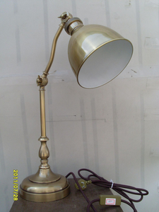Lámpara de escritorio de cobre amarillo de la oficina industrial (TL1689)