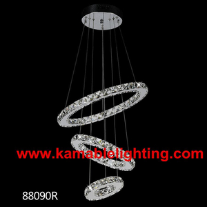 Iluminación cristalina del anillo circular moderno LED (KA88090D)