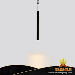 Дизайн интерьера Промышленная черная краска Прожектор Светодиодный линейный подвесной светильник (KJ050)