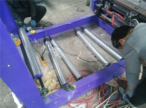 Machines d'impression et d'empaquetage using le rouleau de guide en aluminium