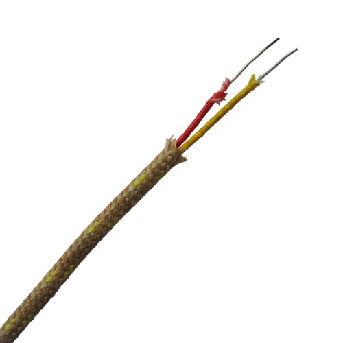 Special limits of error fiberglass insulated parallel conductors thermocouple wire - Single pair