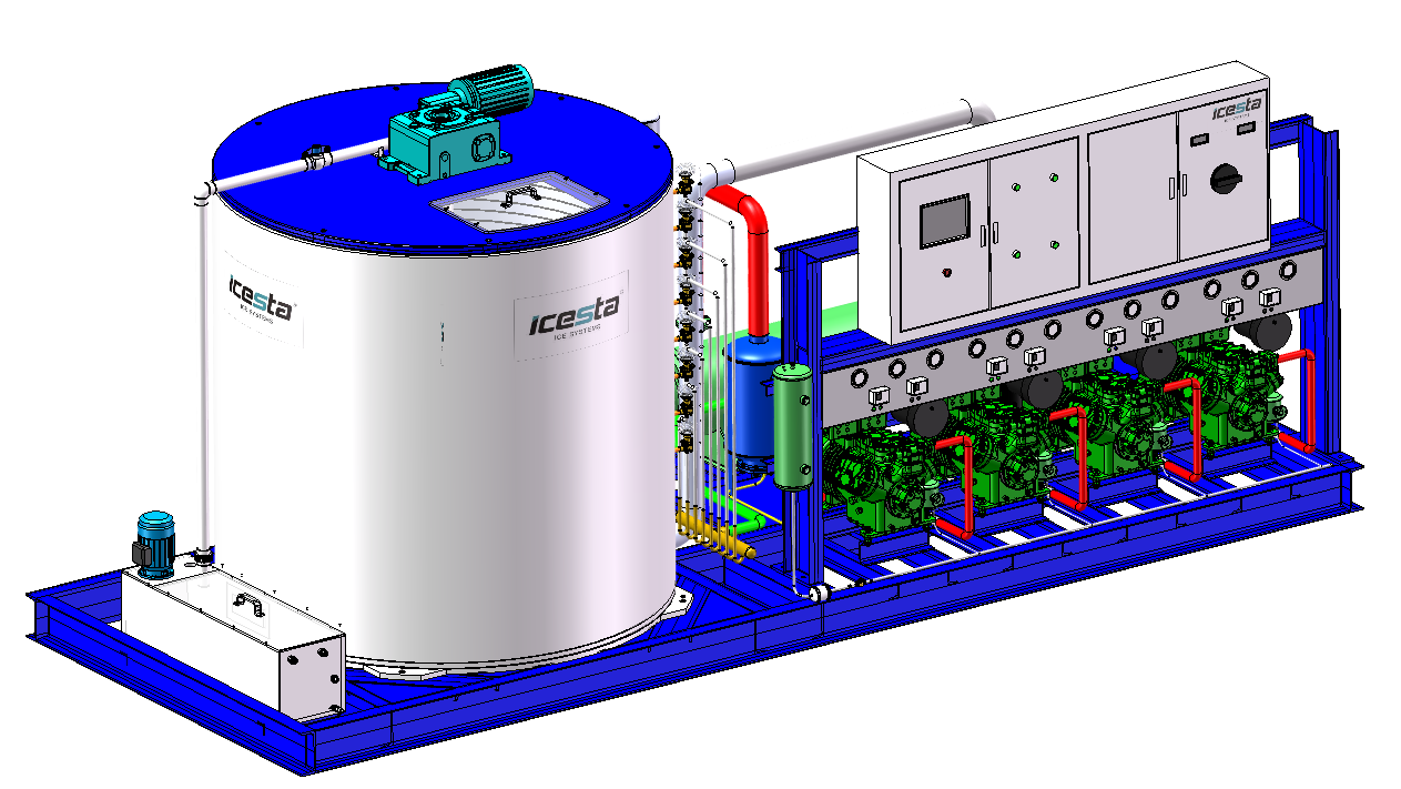 pang-industriya flake ice machine