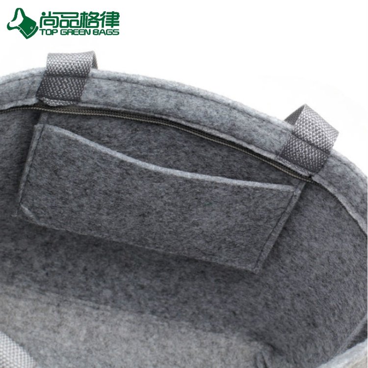 Custom Eco Friendly Strong Tote Felt Reusable Grocery Bags (TP-SP682)