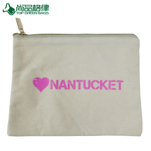 Custom Print Small Simple Plain Canvas Zipper (TP-0B005)