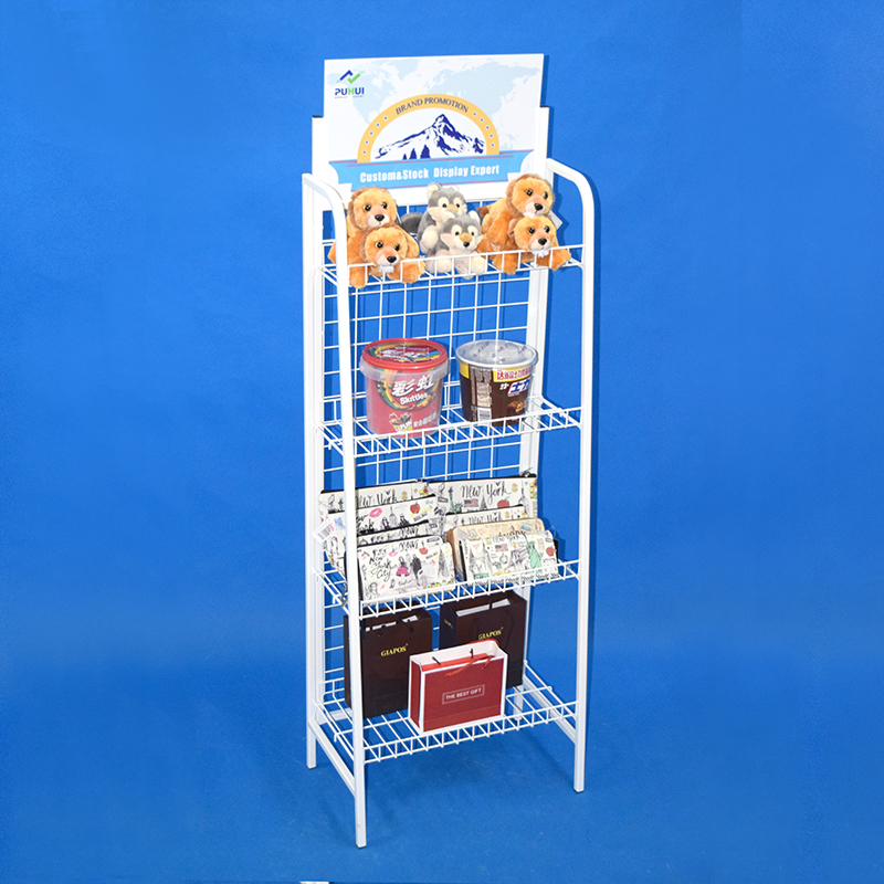 5 layers wire basket metal display stand(PHD8045)