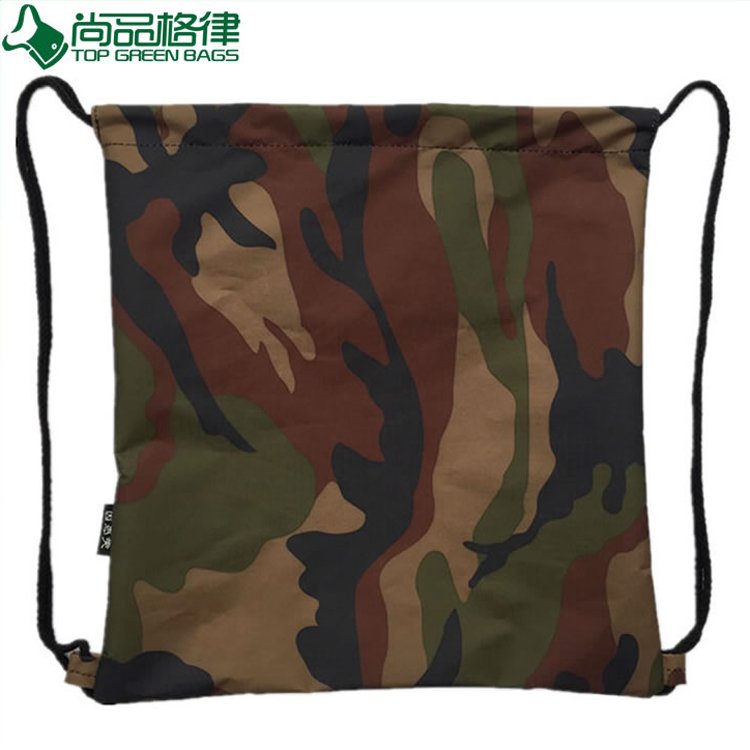 Military Woodland Bag Camo Drawstring Backpack (TPdB077) Buy Nylon