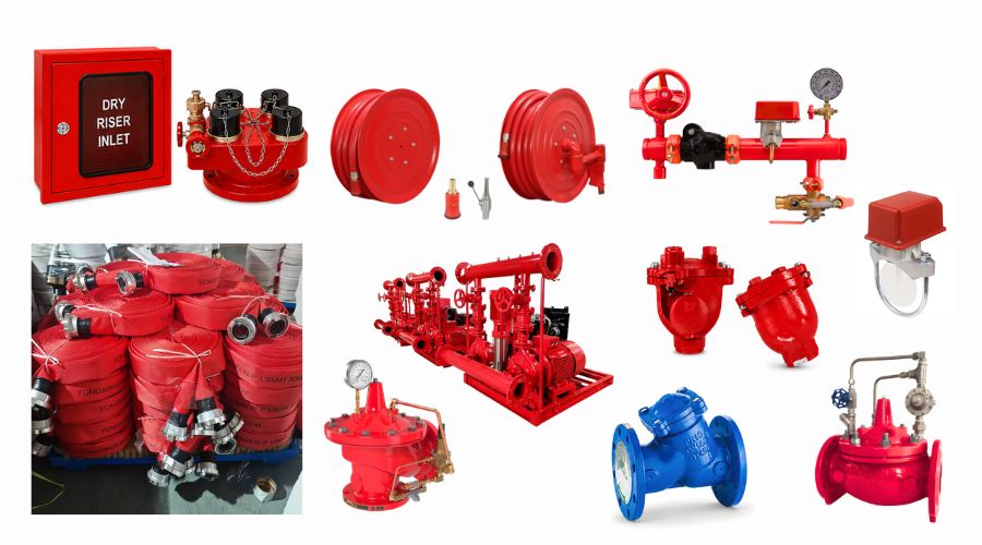 شیرهای ضد حریق ساخته شده بر اساس استانداردهای بین المللی