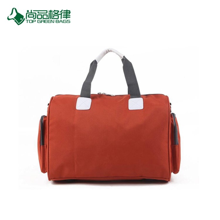 High Quality Finish Custom Simplicity Polyester Travel Luggage Bag