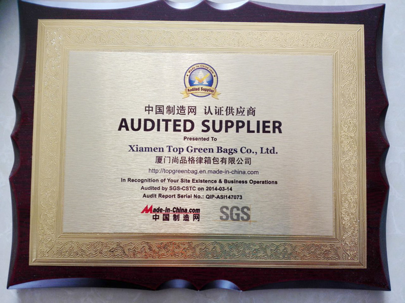 SGS Audited supplier