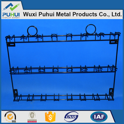 Retail Wall Fixed Wire Display Rack With Hooks Row(PHA1020)