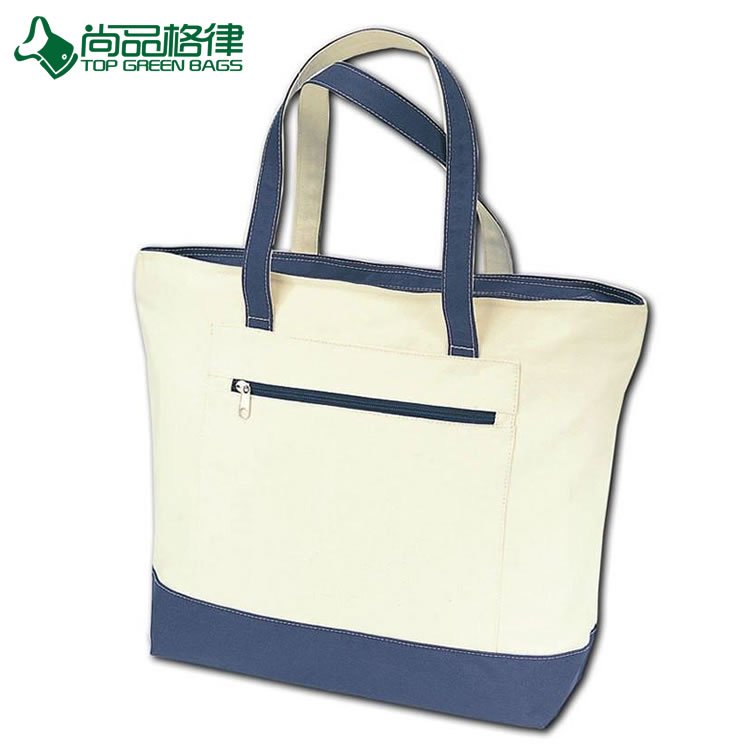 Plain Heavy Duty Cotton Canvas Tote Bag (TP-TB076)