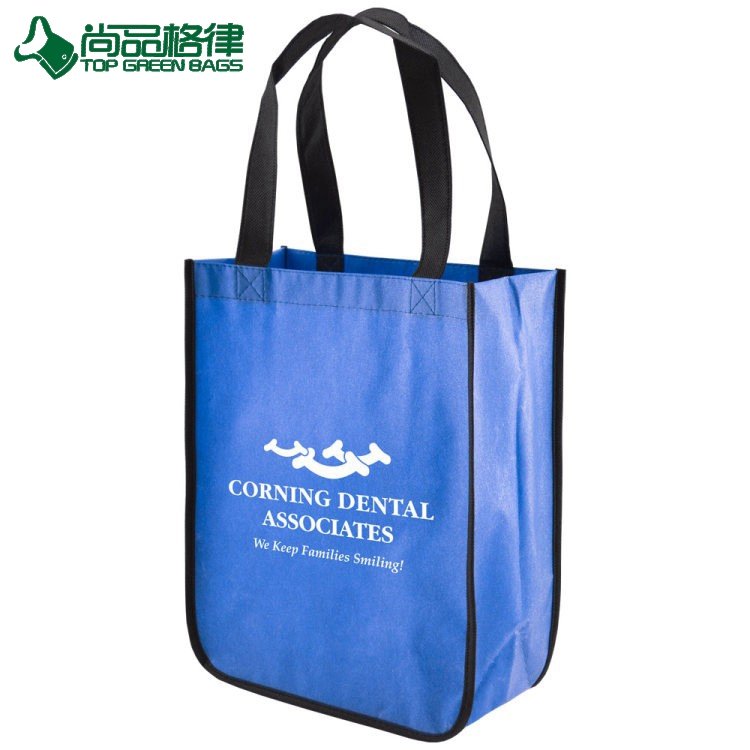 Wholesale recyclable non woven bag lamination tote shopping bag (TP-SP658)
