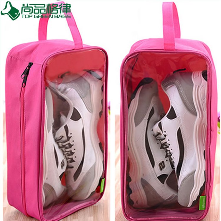 Clear Waterproof Travel Bags Nylon Polyester Shoe Bags (TPSB023) Buy