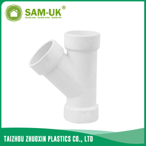 PVC WYE适合排水水ASTM D2665