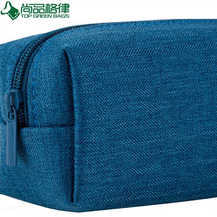 Canvas Zipper Pencil Case Custom Pencil Case (TP-PCB019)