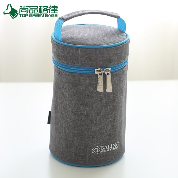 OEM High Quality Round Bottle Thermal Sleeve Tote Baby Bottle Cooler Bag (TP-CB551)