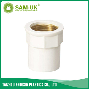 Acoplador femenino de cobre amarillo del PVC para el abastecimiento de agua GB/T10002.2