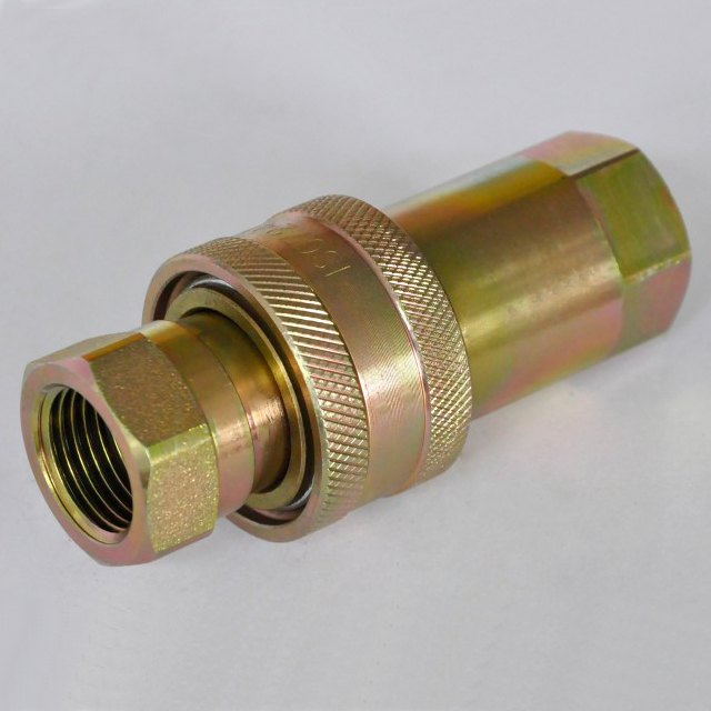 ISO7241-A S1 CLOSE TYPE HYDRAULIC QUICK COUPLING (Steel) 
