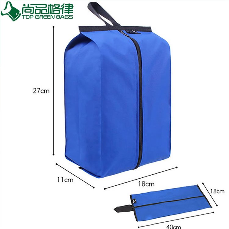 Custom Made Waterproof Polyester Travel Shoe Bag (TP-SB003)