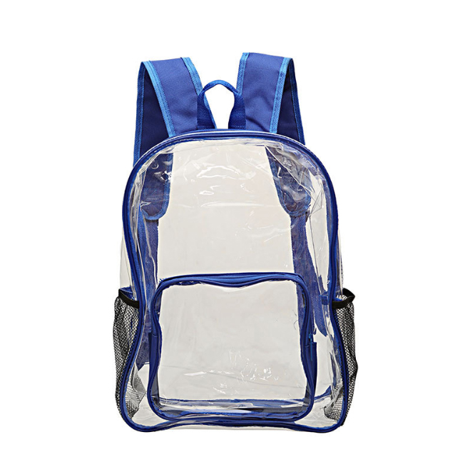 Customized Logo Plastic Transparent Waterproof PVC Bag Clear Backpack