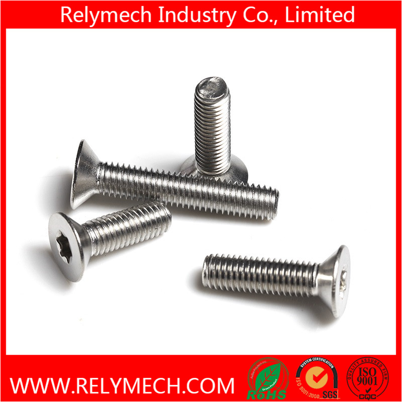 Countersunk Plum Flower Head Machine Screw in Stainless Steel 304