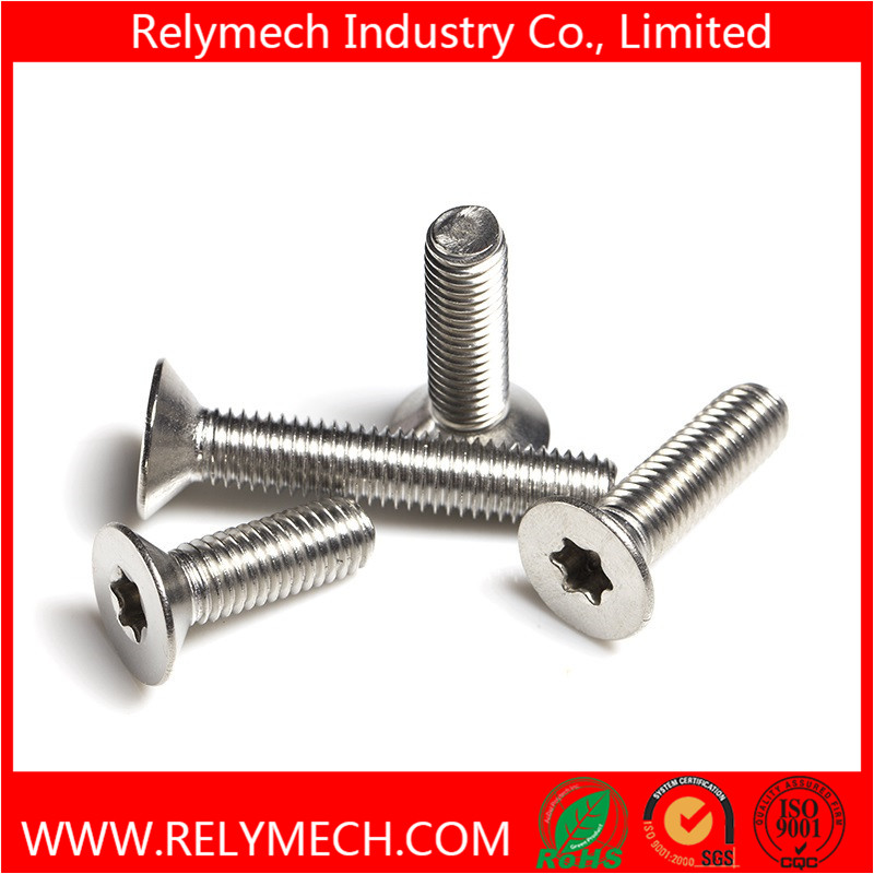 Countersunk Plum Flower Head Machine Screw in Stainless Steel 304