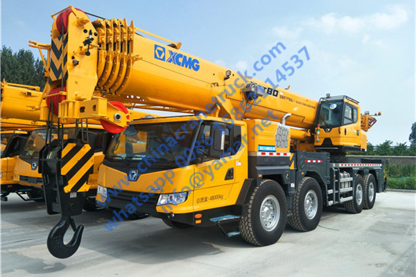 Customer order 80 ton truck crane model XCT80 - Changzhou Yamar Group