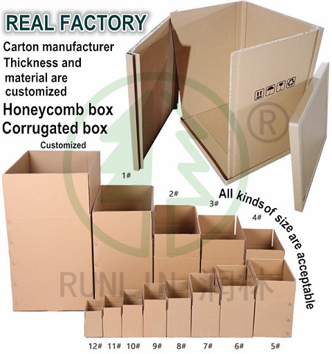 Caixa de papel de favo de mel