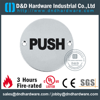 推圆形指示牌 - DDSP020