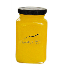 Square Glass Honey Containers