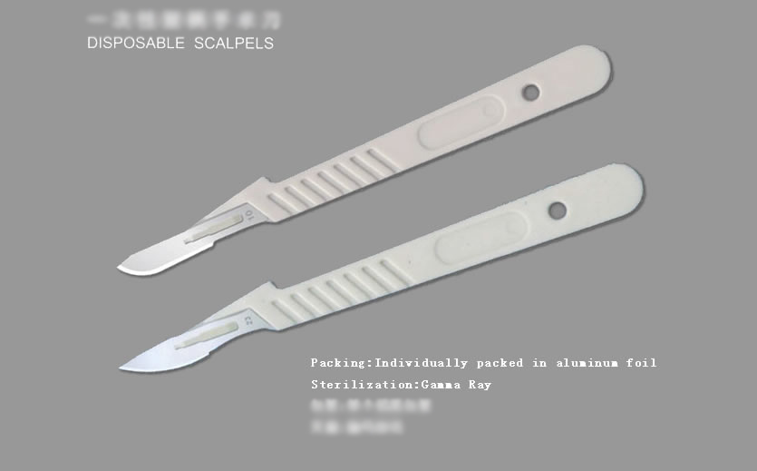 Stainless Steel Scalpel Handle/ Disposable Scalpels
