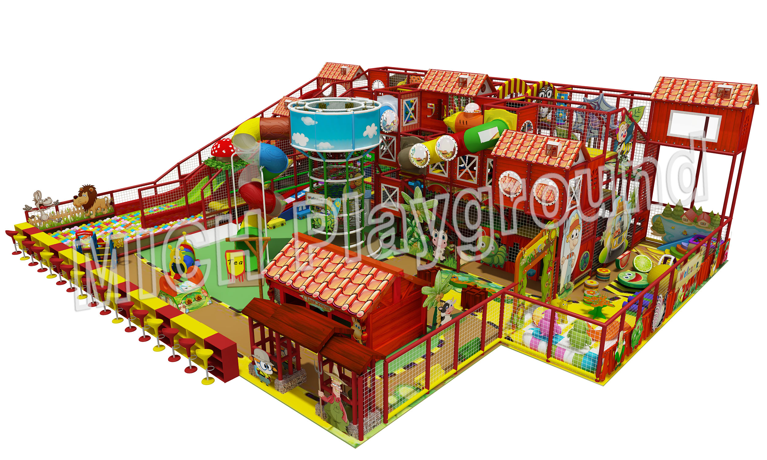 Мягкая игровая площадка для детей Hot Sale Indoor для детей 6647A